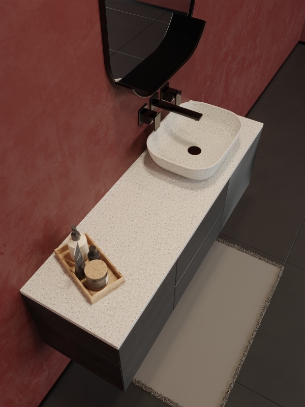 MX1116 Modern Countertop Basins for Office Building & Home Bathromm