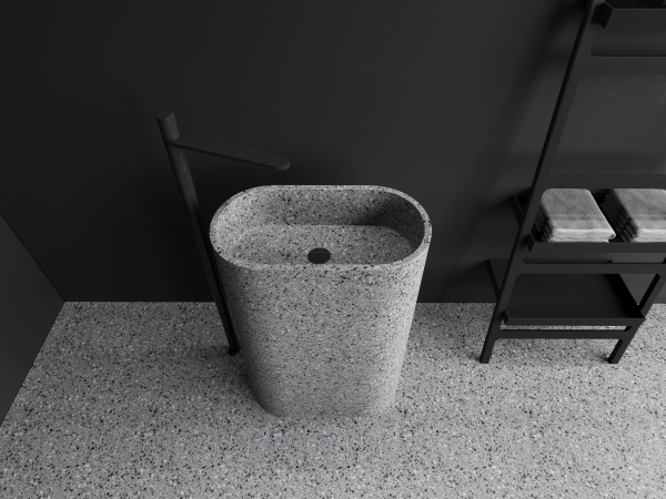 terrazzo Pedestal Basins