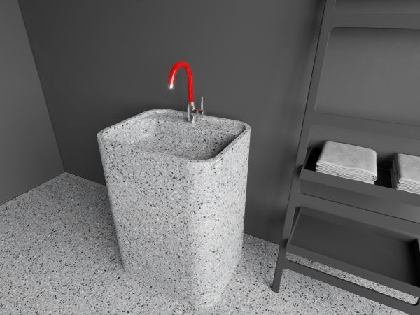 ML014 Popular Washing Basin Pedestal Sinks for Hotel and Villa Decoration
