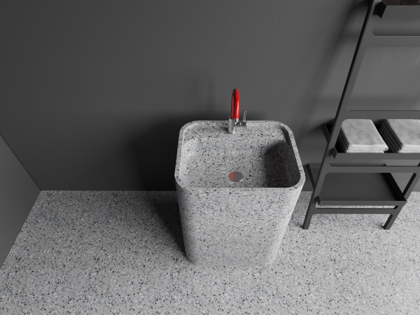 terrazzo Pedestal Basins