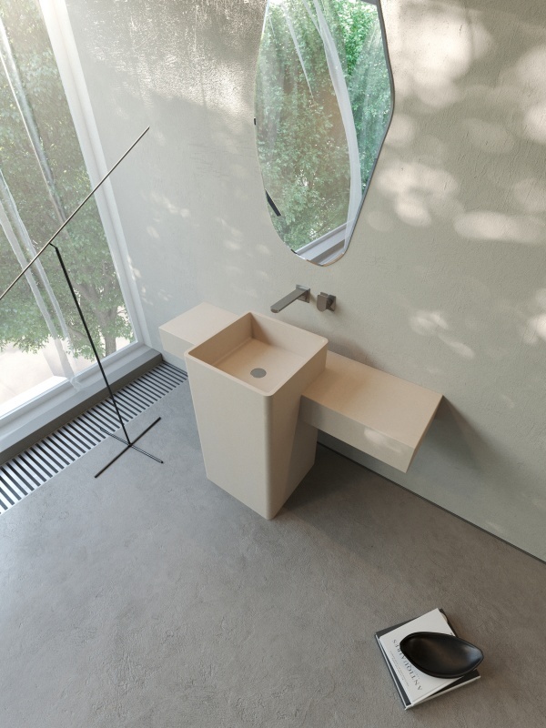 Lavabos de pedestal ML006 para decoración exterior e interior.