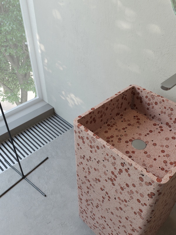 Lavabos de pedestal ML006 para decoración exterior e interior.