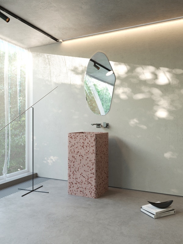 Lavabos de pedestal ML006 para decoración exterior e interior.