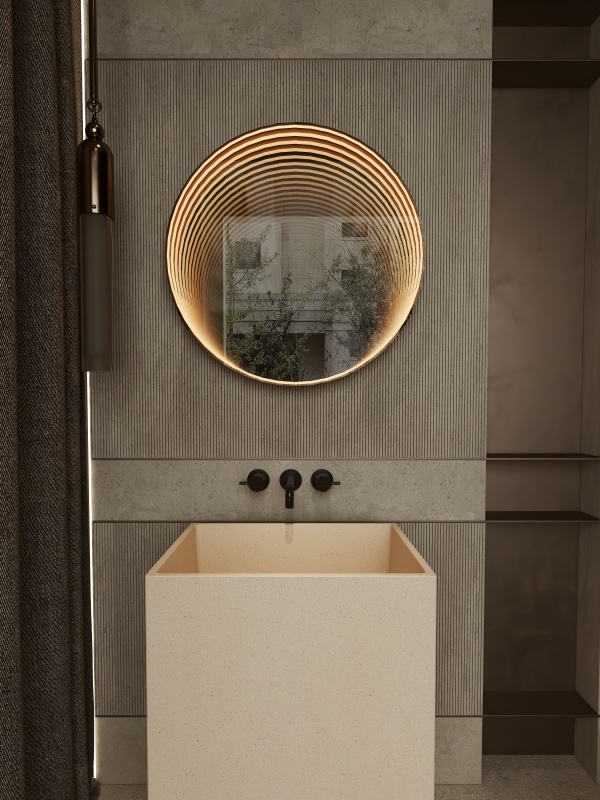 Lavabos de pedestal ML002 con dimensiones de 550*410*850 mm para uso doméstico y proyectos comerciales.