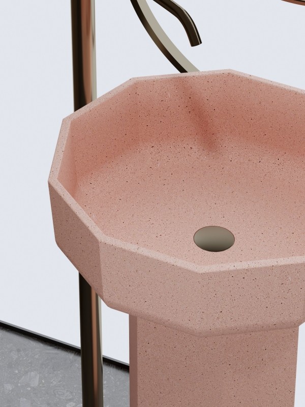 pink basins