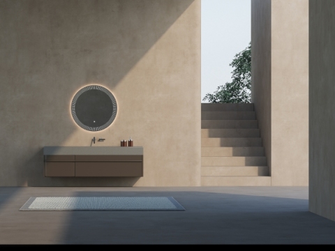 MT020 Integrated Sinks for Hand Wash in Bathroom Hotel or Apartment Project
