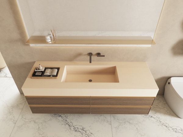 MT021 Terrazzo Integrated Basin Sinks for Home Use & Commercial Projects