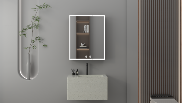 MT025 Cement Terrazzo Integrated Basin Stone Products Bathroom Sinks
