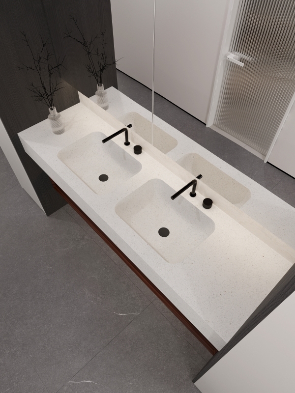 MT014 Hotel Apartment Room Basin Sinks Integrated Basins Factory Supply