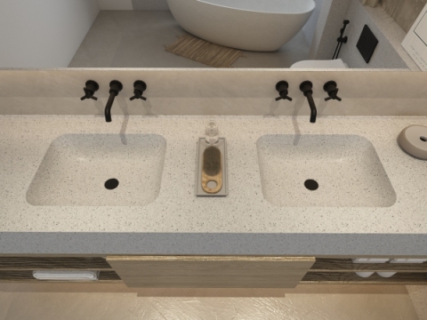 MT006 Hot Sale Modern Integrated Basins Undermount Basin Sinks