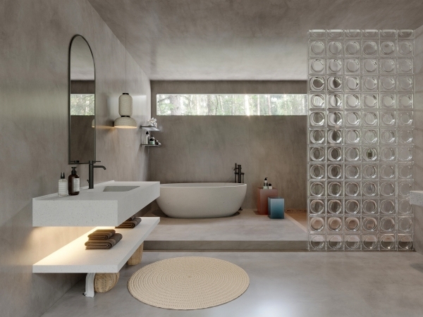 MT003 Stone Integrated Basin Sink Terrazzo Basins Made by Molding