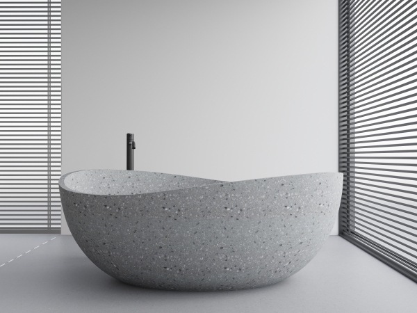 MY016 Terrazzo Bathtubs Wholesale Stone Bathtub with Size 1650*990*645MM