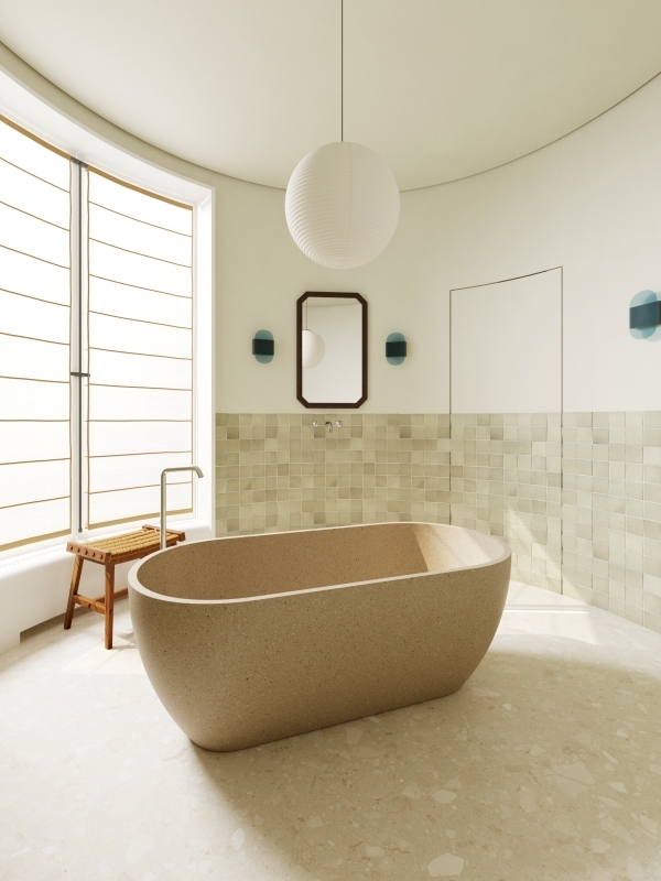 MY007 Stone Bathtubs for Villa Apartment with Size 1600*780*600mm