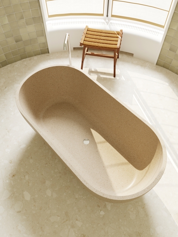 MY007 Stone Bathtubs for Villa Apartment with Size 1600*780*600mm