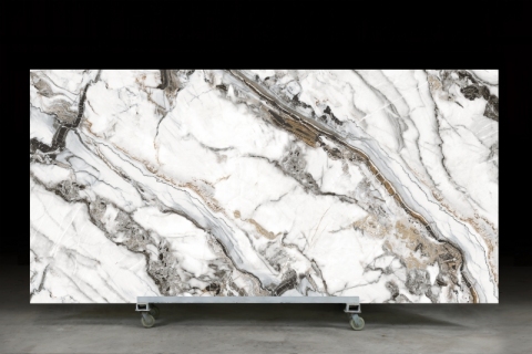 YS3D-004 Big Size 3D Quartz Slab Jumbo Quartz Slab for Wall Cladding