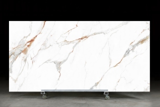 YS3D-009 Factory Direct Luxury 3D Quartz Slab for Project & Villa Decoration