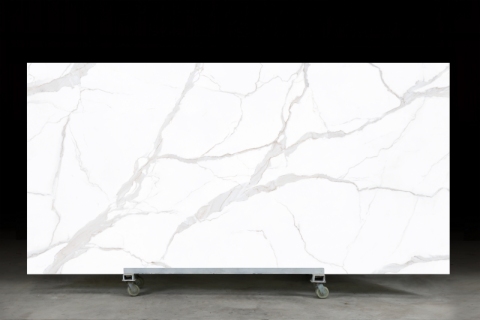 YS3D-013 Wholesale Non-porous 3D Quartz Slab for Villa Kitchen Decoration