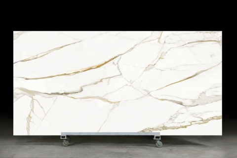 YS3D-020 3D Quartz Slab for Vanity top & Kitchen island Countertop