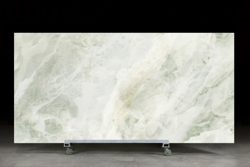 YS3D-040 Quartz imprimé en 3D, surface polie effet cuir, utilisé pour les îlots de cuisine et les plans de toilette
