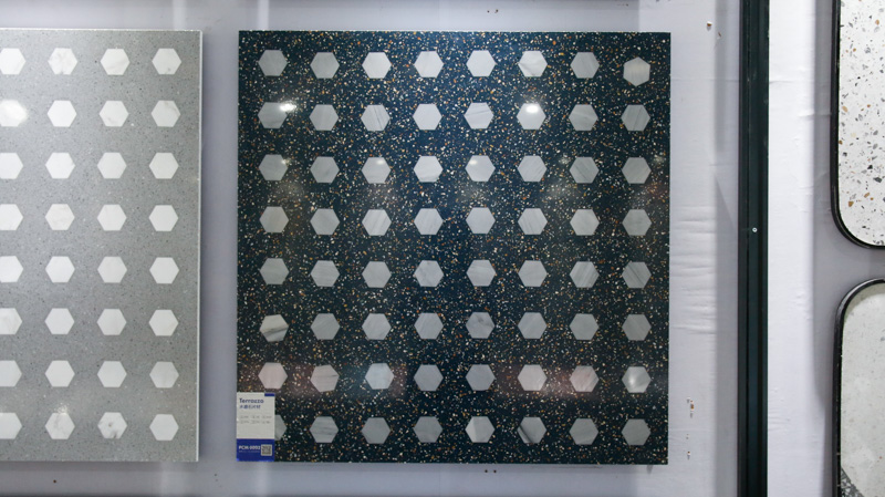 Китай Темно-синий с белыми фрагментами кварца Искусство
 Терраццо
, производитель