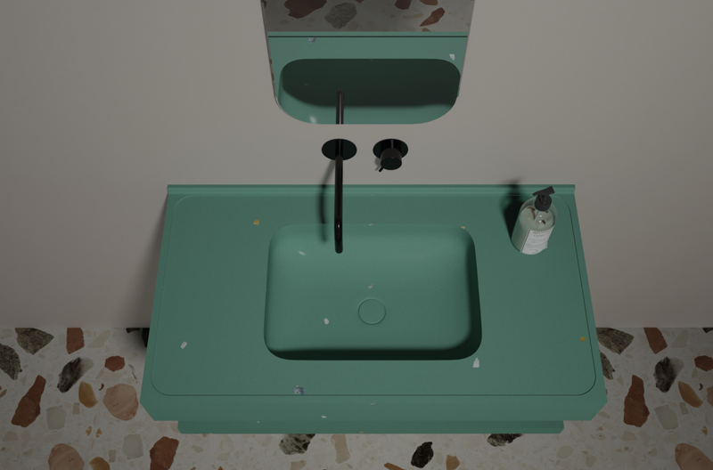 Terrazzo Options Bathroom Details Sink And Bowl