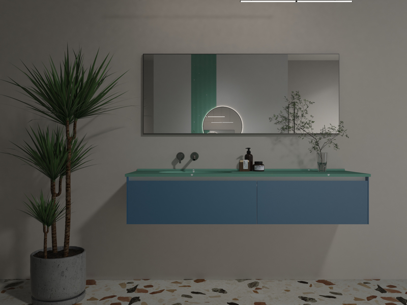 Modern Bathroom Terrazzo House Renovation Sink And Bowl