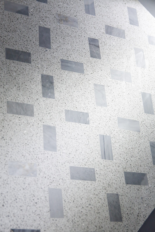 Китай Терраццо искусства бетона белого цемента для торгового центра, производитель