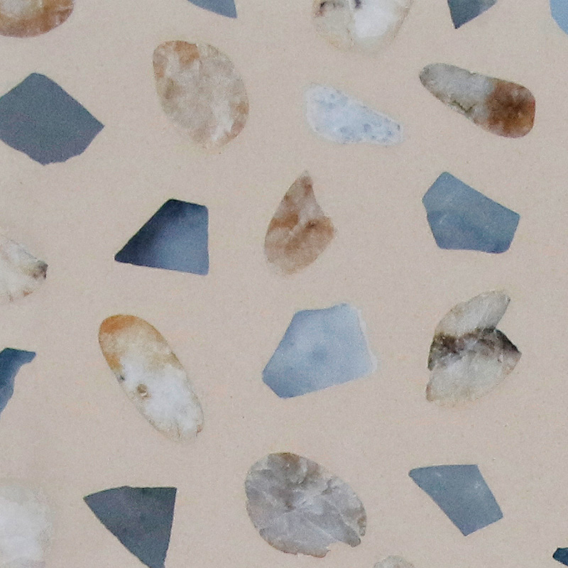 Unique Pebbles And Marble Chipsart Terrazzo Floor