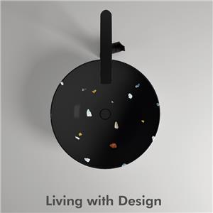 Bacia de terrazzo polida para banheiro feita na china