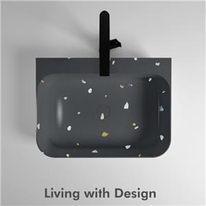 Commercial Project Latest Above Counter Terrazzo Washbasin