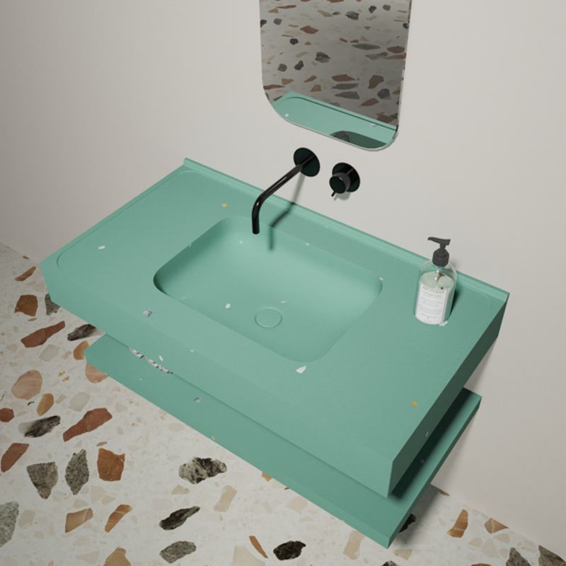 Terrazzo Options Bathroom Details Sink And Bowl