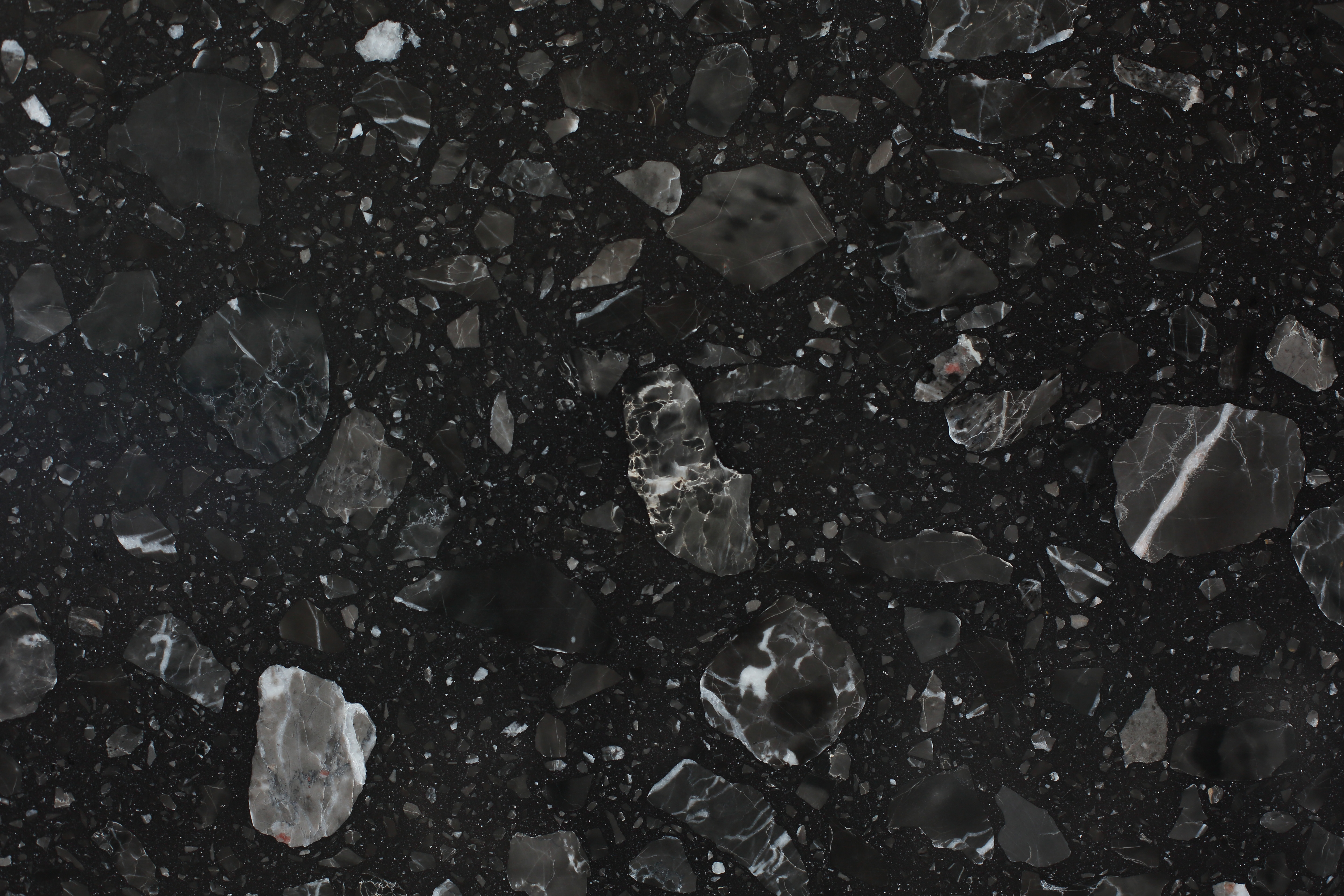 Black Cementitious Inorganic Marble