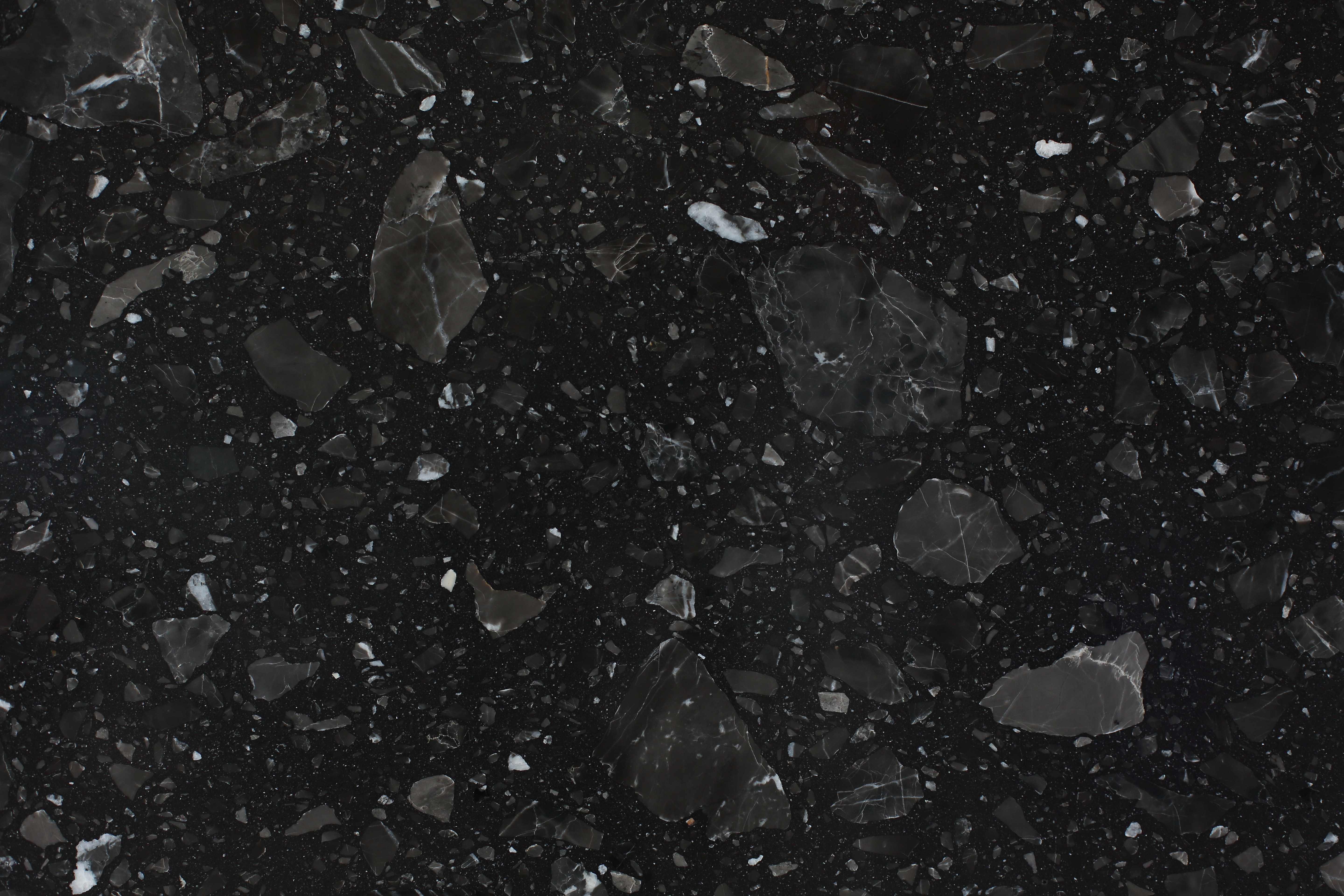 Black Cementitious Inorganic Marble