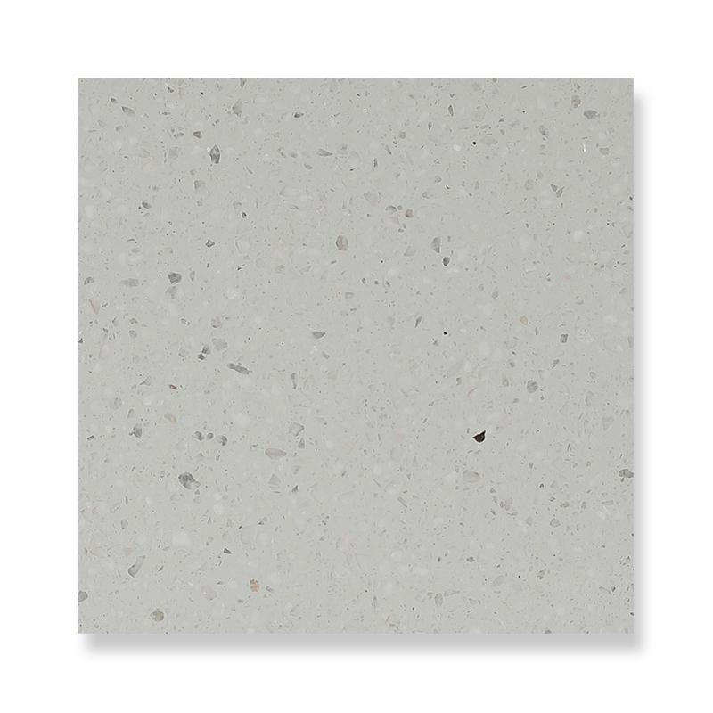 Китай Матовый Светло-серый Терраццо Рассеянный среднедисперсный камень, производитель