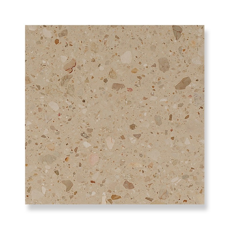 large particle terrazzo decoration