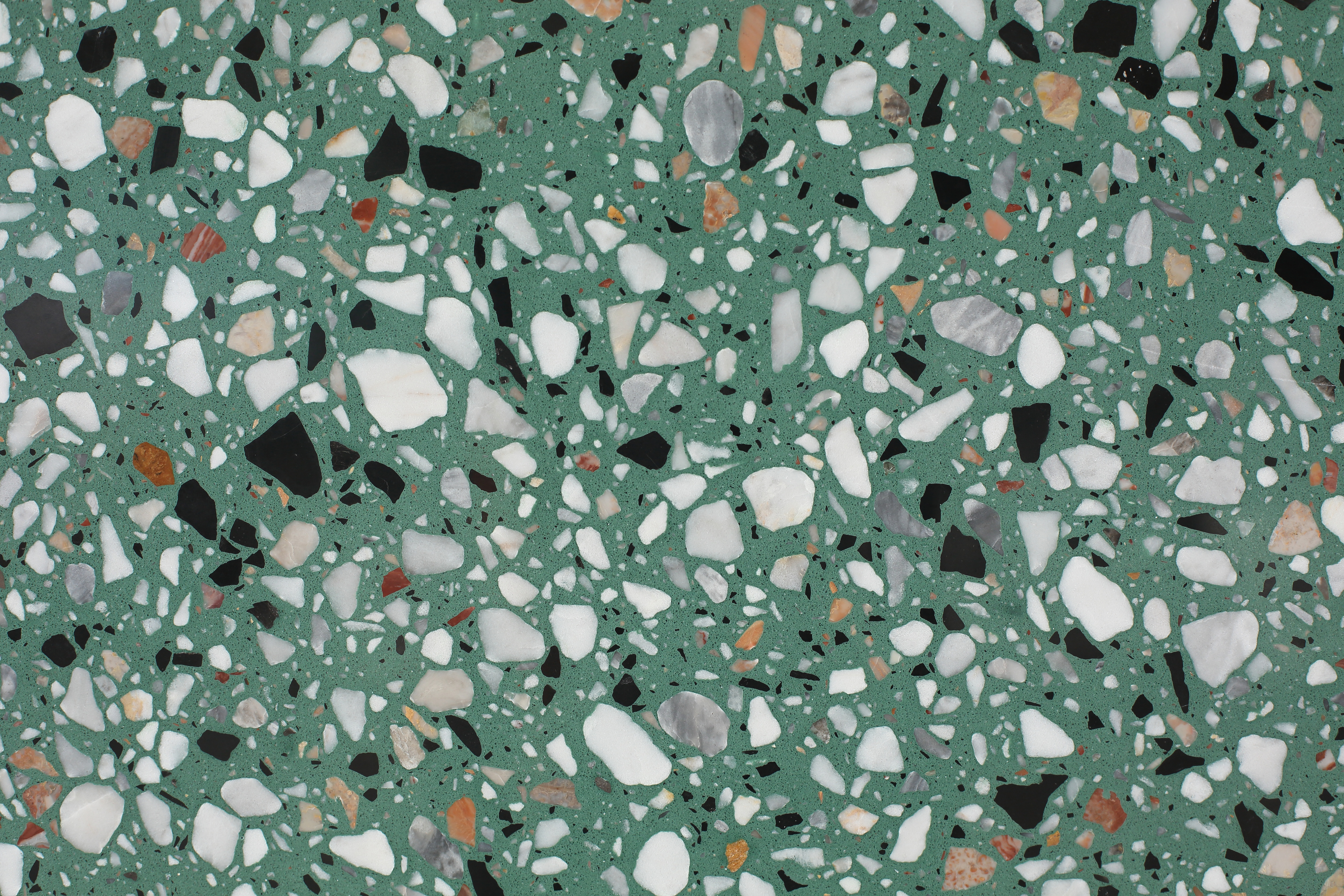 Green Terrazzo Building Selection Material