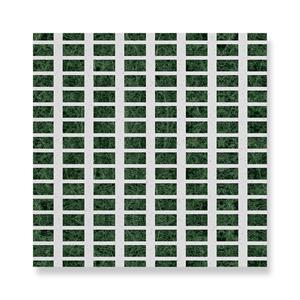 Azulejos de parede terrazzo de arte verde chips