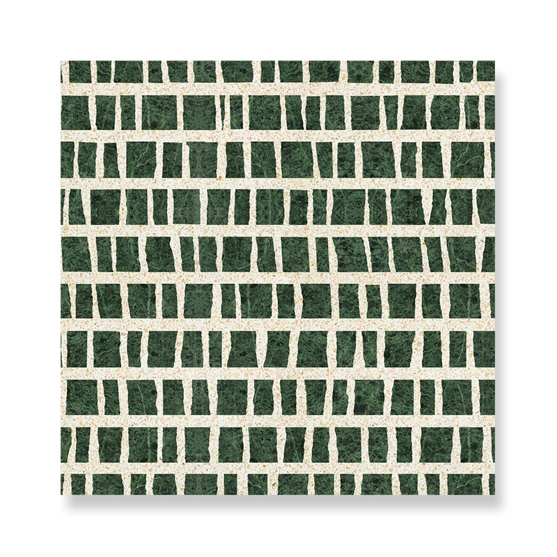 green chips art terrazzo