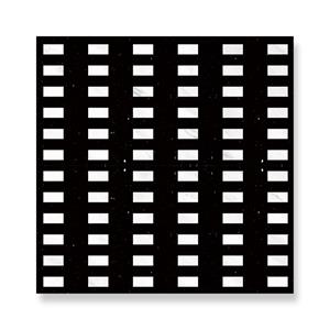 Modern Style Inspired Black And White Art Terrazzo Small Tiles