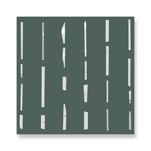 Terrazzo de arte colocada verde reciclado feito à mão