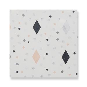 Mesa de terrazzo de arte multicolorida