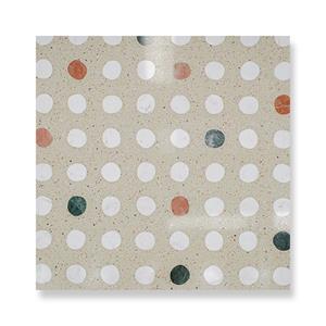 Pedras de mármore ovais de terrazzo bege para decoração residencial