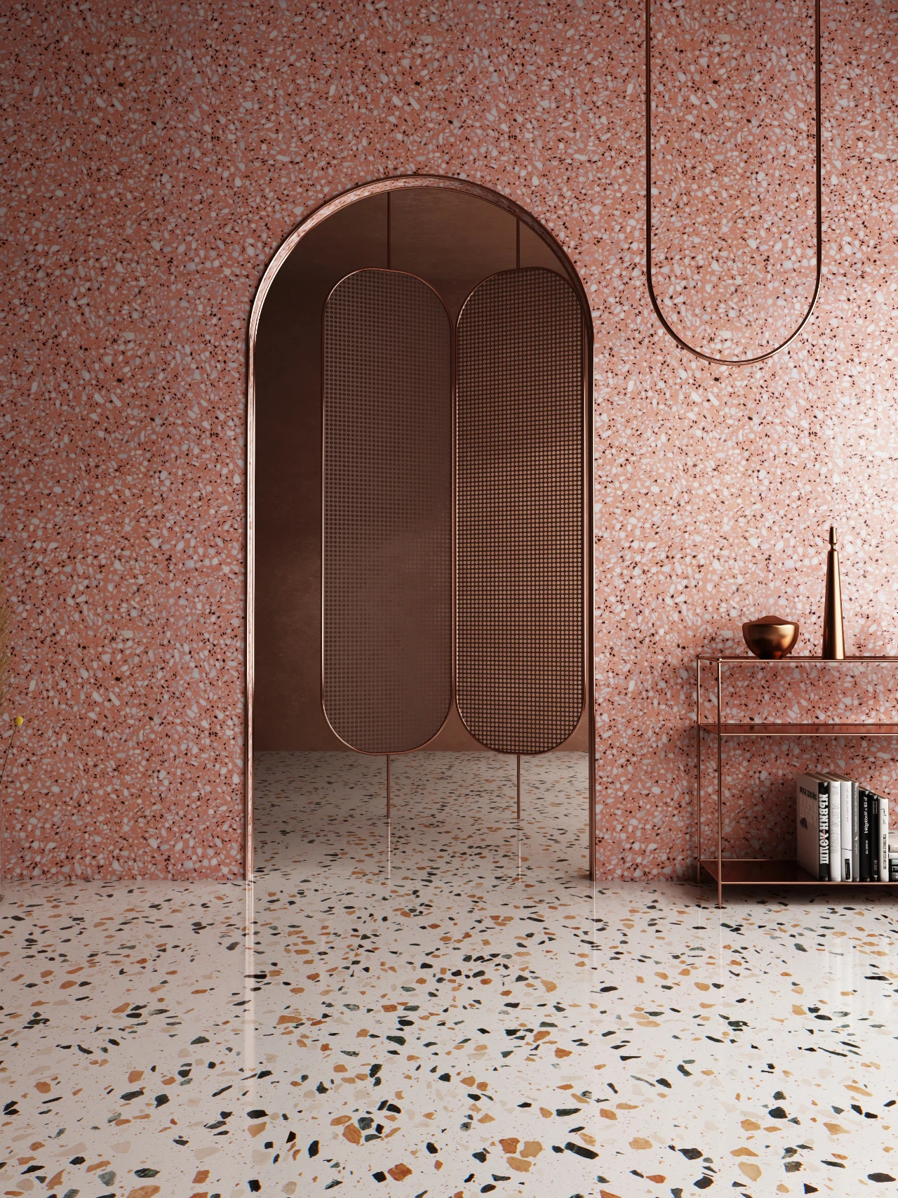 Le printemps appelle le terrazzo rose - pengxiang