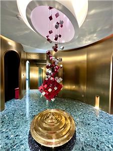 Case appreciation banquet center, regeneration stone creates multiple compound banquet space