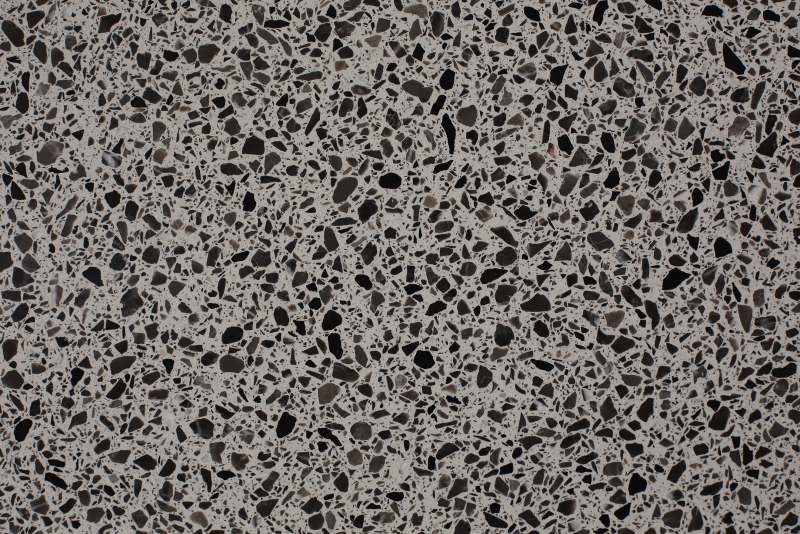 PXS1026 Black Particles Terrazzo without Resin for Exterior Wall Floor