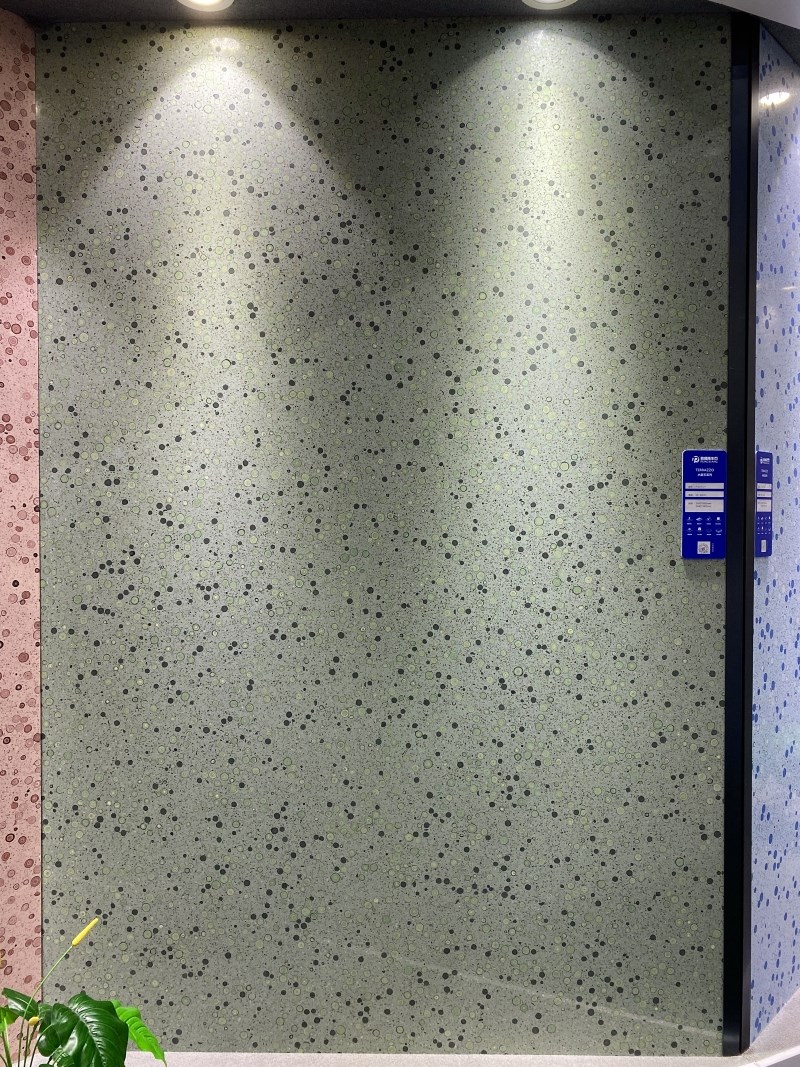 green stone terrazzo