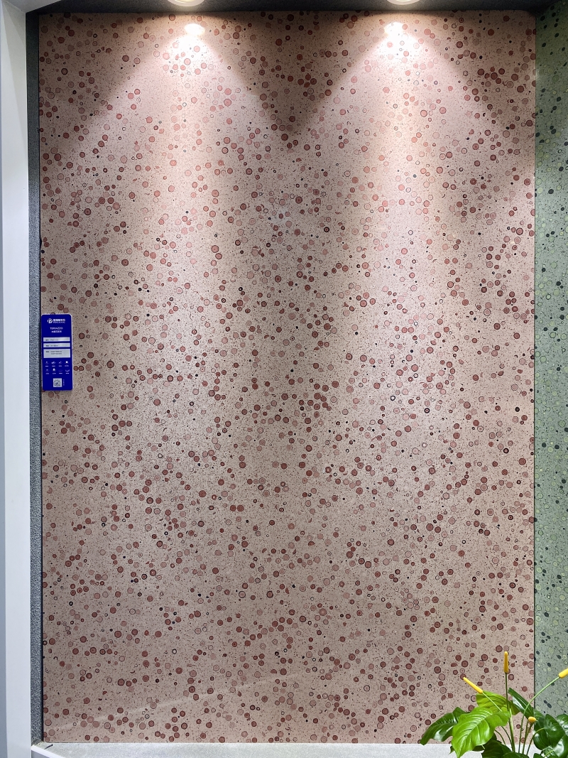 PXS1123 Latest Pink Terrazzo with Circle Stone Aggregates for Flooring