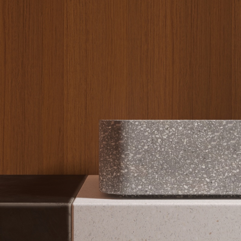 MX001-1 Moos Freestanding Terrazzo Basin