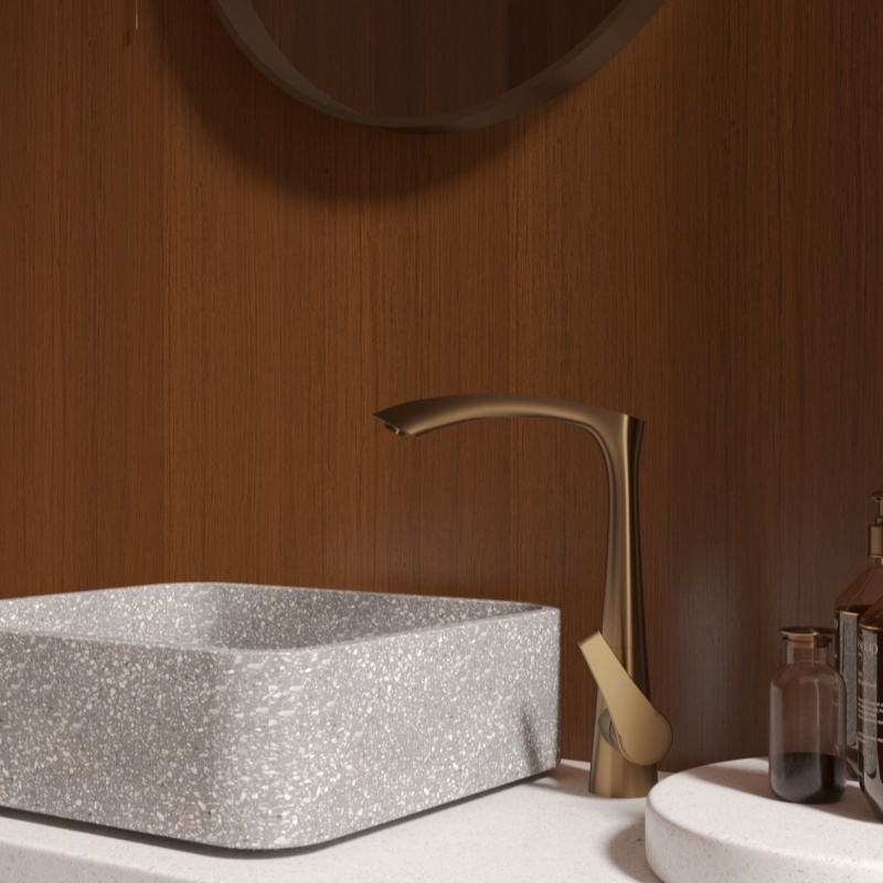 MX001-1 Moos Freestanding Terrazzo Basin