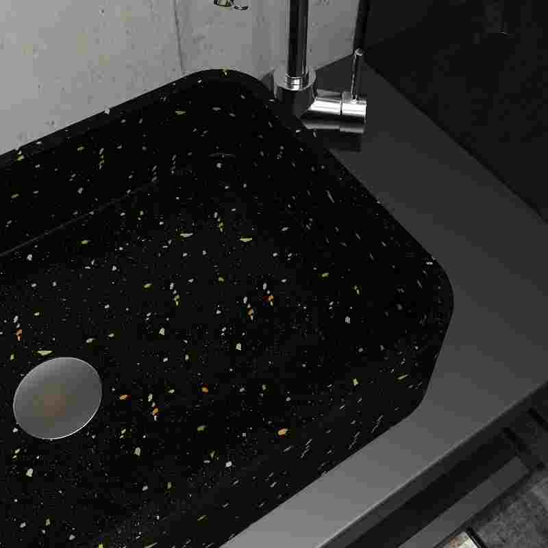 MX004 Inside Multi Color Selection Terrazzo Basin